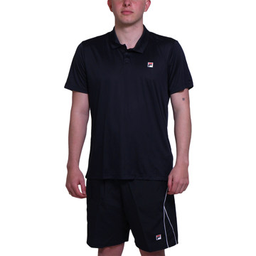 Imagen de Fila Remera Polo player f-box ii Negro - Hombre