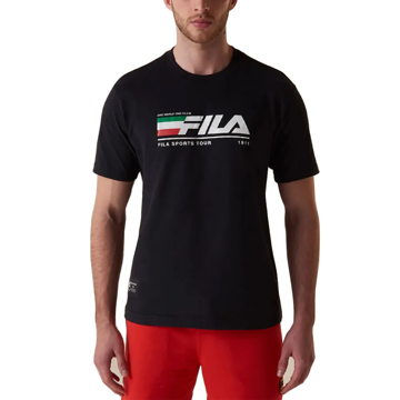 Imagen de FILA Comfort tour motor sport Remera manga corta casual para hombre - Negro
