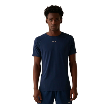 Imagen de FILA Bio iii Remera manga corta running para hombre - Marino nautico