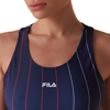 Imagen de FILA Australia print Malla traje de baño de natacion para mujer - Marino/Rojo/Blanco