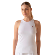 Imagen de FILA Tennis basic Musculosa de tenis para mujer - Blanco/Rojo